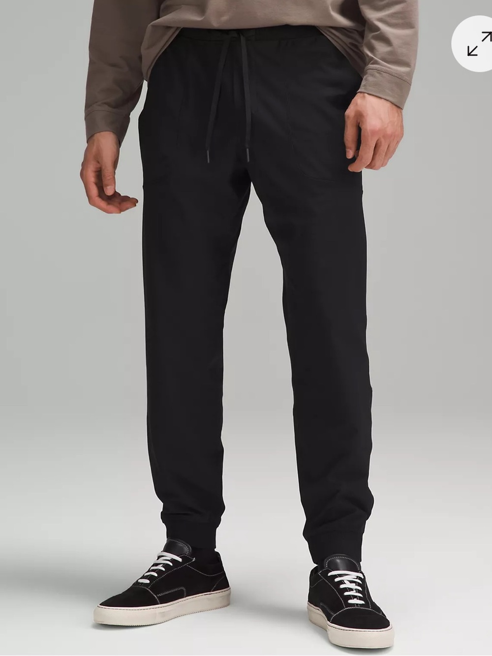 Lululemon ABC Warpstreme Jogger Pants Men's Large Black